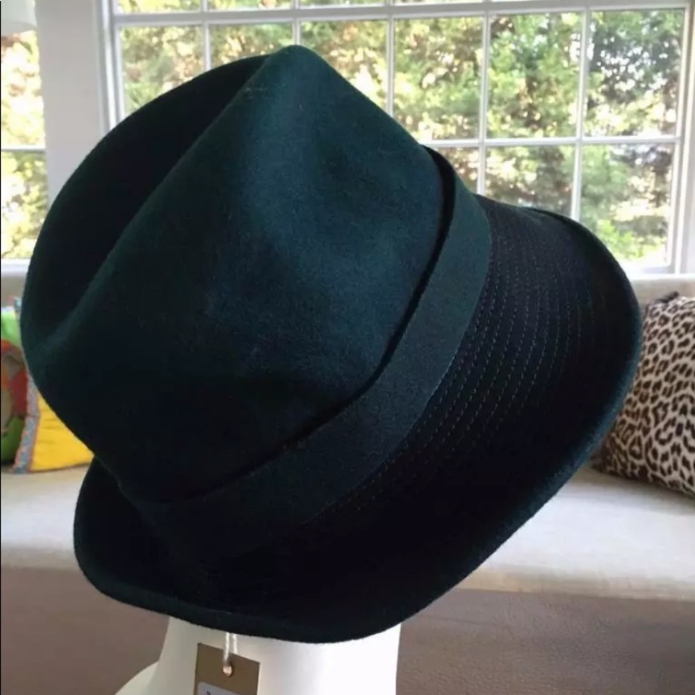 Diesel Cuinn Hat cap 100% wool teal/blue Size II - Picture 6 of 7